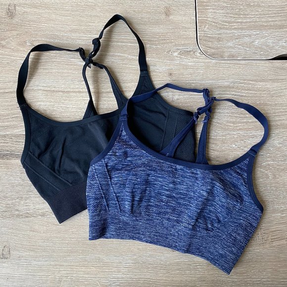 Under Armour Other - Under Armour Sports Bras Set of 2 Blue Black XS